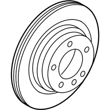 BMW 34-20-6-898-719 BRAKE DISC, LIGHTWEIGHT, VEN