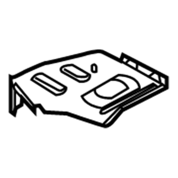 Infiniti 74530-CD000 Floor-Rear, Rear Side RH
