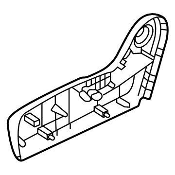Nissan 87330-6RA0A FINISHER Assembly CUSH, Front Seat