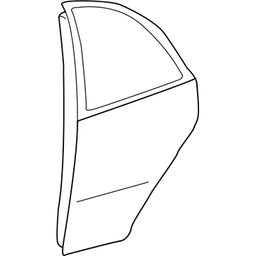 Hyundai 77003-2D021 Panel Assembly-Rear Door, LH