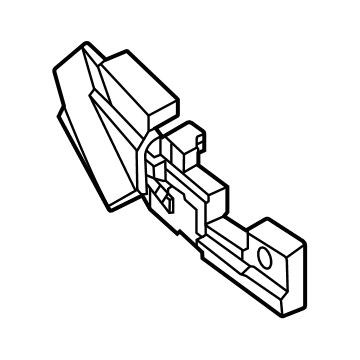 Hyundai 86524-L1450 ABSORBER-FRONT BUMPER ENERGY, R