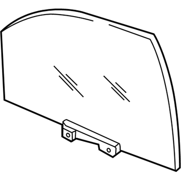 Mopar 68068670AE GLASS-FRONT DOOR