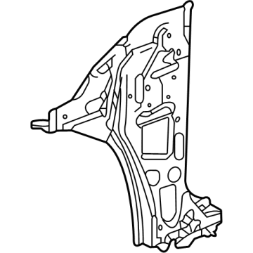 GM 84904717 Inner Hinge Pillar