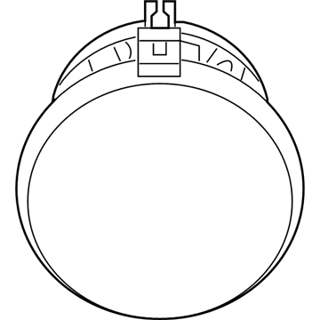Mopar 4805857AB Front Fog Lamp