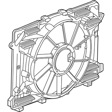 GM 84109931 Fan Shroud