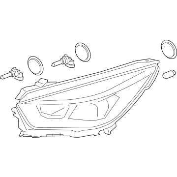 Ford LJ6Z-13008-A HEADLAMP ASY