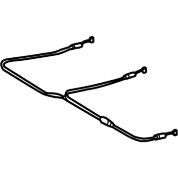 Lexus 78091-60020 Cable Sub-Assy, Fold Seat Lock Control