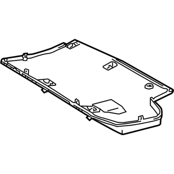 Lexus 72908-60030-A0 Cover Sub-Assy, Rear Seat Cush Under, LH