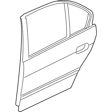 BMW 41-52-8-266-721 Door, Rear Left