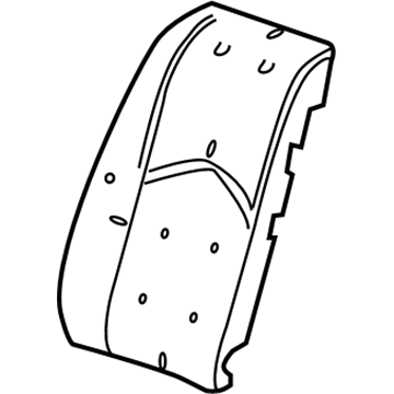 GM 20820406 Seat Back Pad