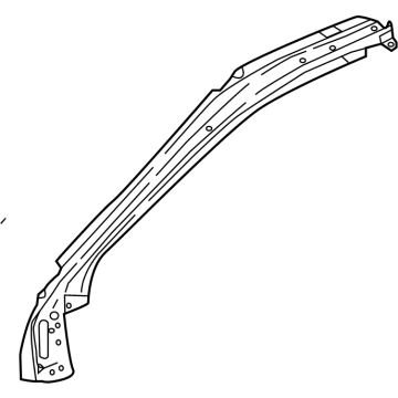Toyota 61211-33090 Weatherstrip Pillar Reinforcement