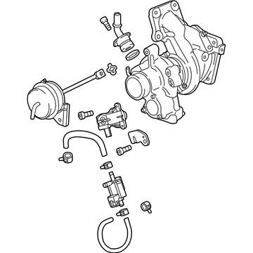 GM 12682937 Turbocharger Asm-Compressor Air Intake