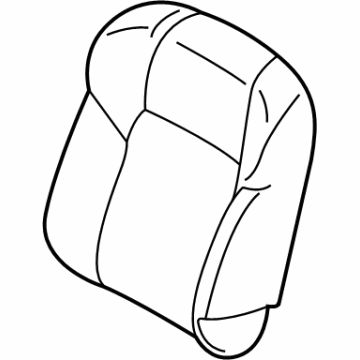 Nissan 87670-6TD0A TRIM BK SEAT LH