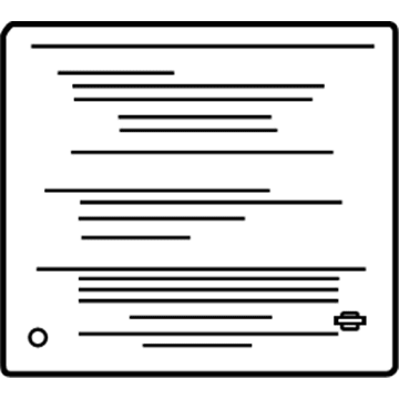 Nissan 990A2-ET000 Label-Parts Content