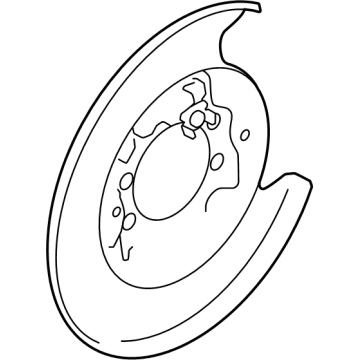 Toyota SU003-00640 Splash Shield