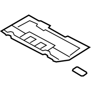 Nissan 75890-JF00A Cover-Engine, Lower