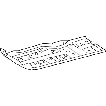 Lexus 58112-50911 Pan, Front Floor, LH L