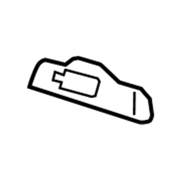 Kia 853803W000ED Cover-3PT Emergency Locking Retractor