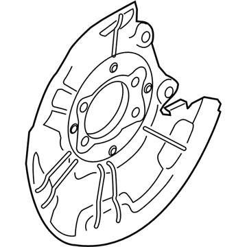 Kia 58244J9000 Rear Dust Cover Right