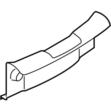Nissan 84992-EL00A Plate-Luggage, Rear