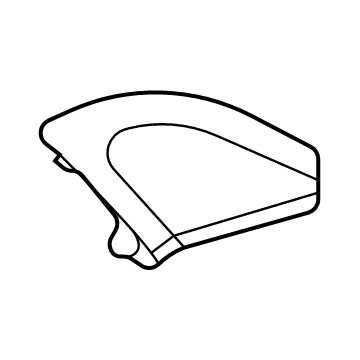 Mopar 6WC52DX8AA COVER-RELEASE HANDLE BEZEL