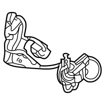 Lexus 89516-11020 Wire, Skid Control Sensor