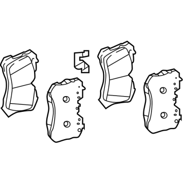 Lexus 04465-11011 Disc Brake Pad Kit