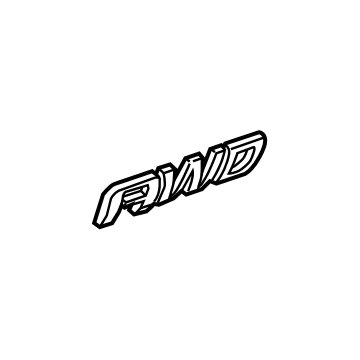 GM 42514801 Nameplate