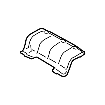 BMW 51-48-7-351-566 Heat Insulator Rear Silencer