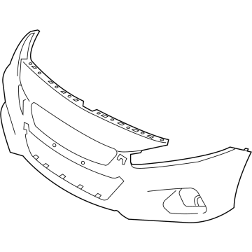 Nissan 62022-6CA0H Bumper Set Front