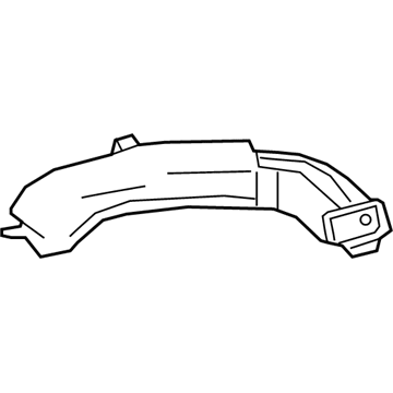 Lexus 55845-33220 Duct, Heater To REGI