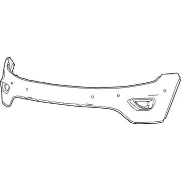 Mopar 68214172AA Front Upper Bumper Cover