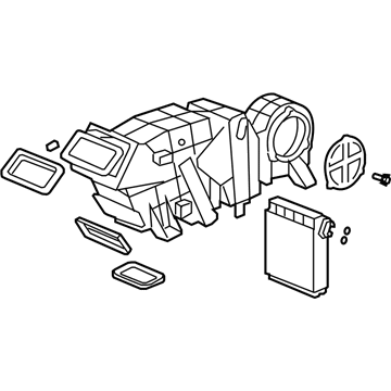 Honda 80225-STX-A03 Evaporator Assembly