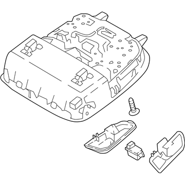 Kia 92800J5000AYK Lamp Assembly-Overhead Console