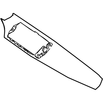 BMW 51-45-6-961-776 Trim Instrument.Pan.Al Brush.Lengthw.Front.Passenger.