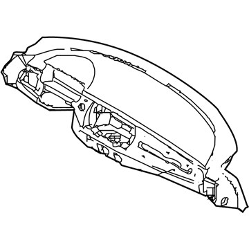 BMW 51-45-7-046-482 Trim Panel Dashboard