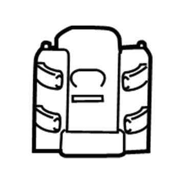 Lexus 89348-75010 Retainer, Ultrasonic Sensor, NO.1