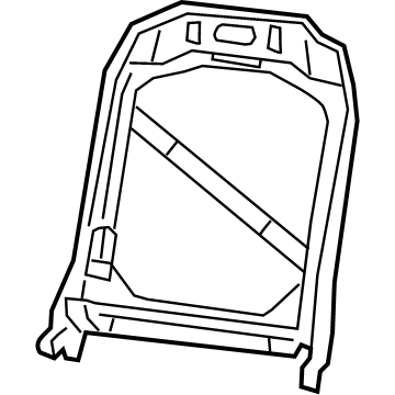 Mopar 68272075AB Front Seat Back