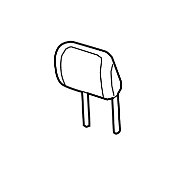 Mopar 6CL861X8AB HEADREST-Front