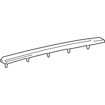 Lexus 75505-48020 Moulding, Roof Drip Side Finish, RH