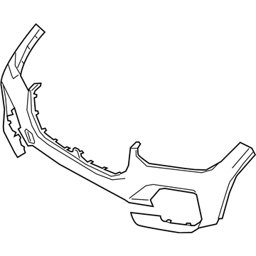 BMW 51-11-9-492-878 Trim Cover, Bumper, Primered