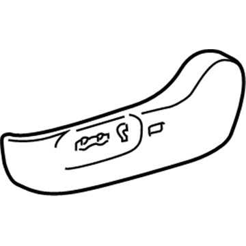 Lexus 71811-75080-C0 Shield, Front Seat Cushion, RH