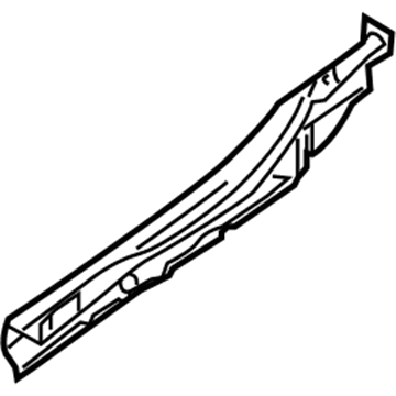 Nissan G6455-9CFAA Extension-SILL Inner, LH