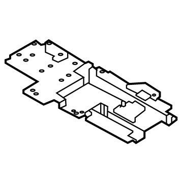 Nissan 87556-6TD0A BRACKET ASSY-FRONT SEAT, LH
