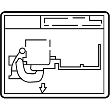 Lexus 17792-50202 Label, Engine Vacuum Hose Information