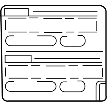 Toyota 88723-35070 AC Label