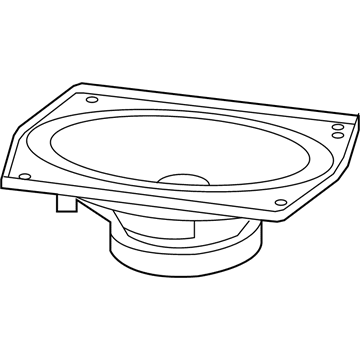 GM 95208015 Rear Speaker