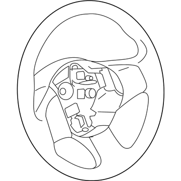 Nissan 48430-9KK0B Steering Wheel Assembly W/O Pad
