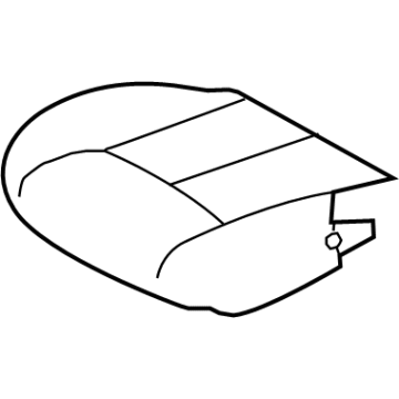 Nissan 87320-6MD3A Trim Assy-Cushion, Front Seat RH