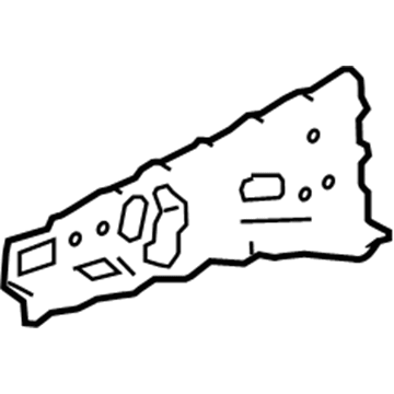 Lexus 53707-0R010 Apron Sub-Assembly, Fender